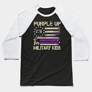 Purple Up For Military Military Child Month Baseball T-Shirt